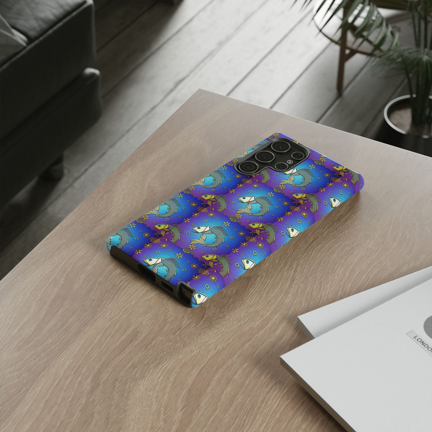 Tough Cases, Pisces, Zodiac v2, Metal Pattern