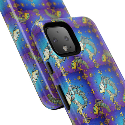 Tough Cases, Pisces, Zodiac v2, Metal Pattern