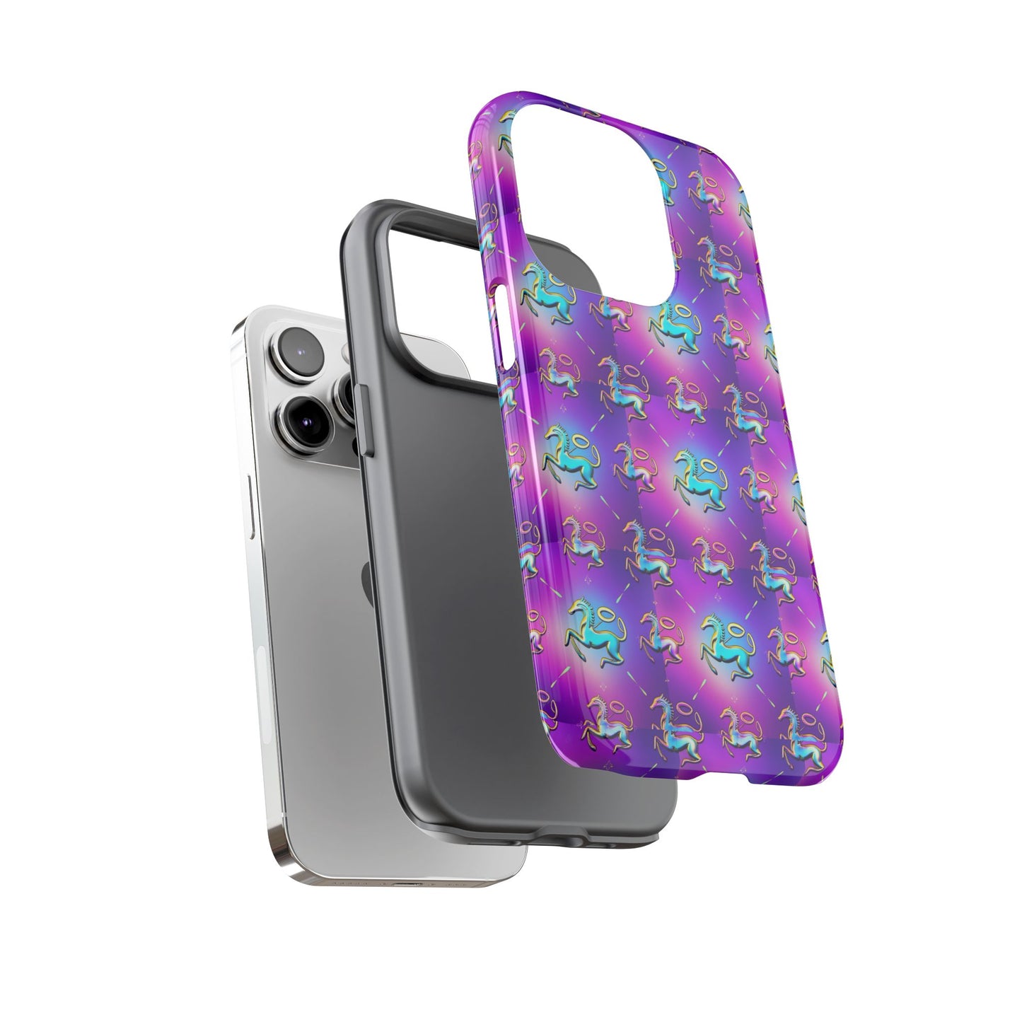 Tough Cases, Aquarius, Zodiac, Metal Pattern