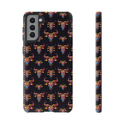 Tough Cases, Taurus, Zodiac, Metal Pattern