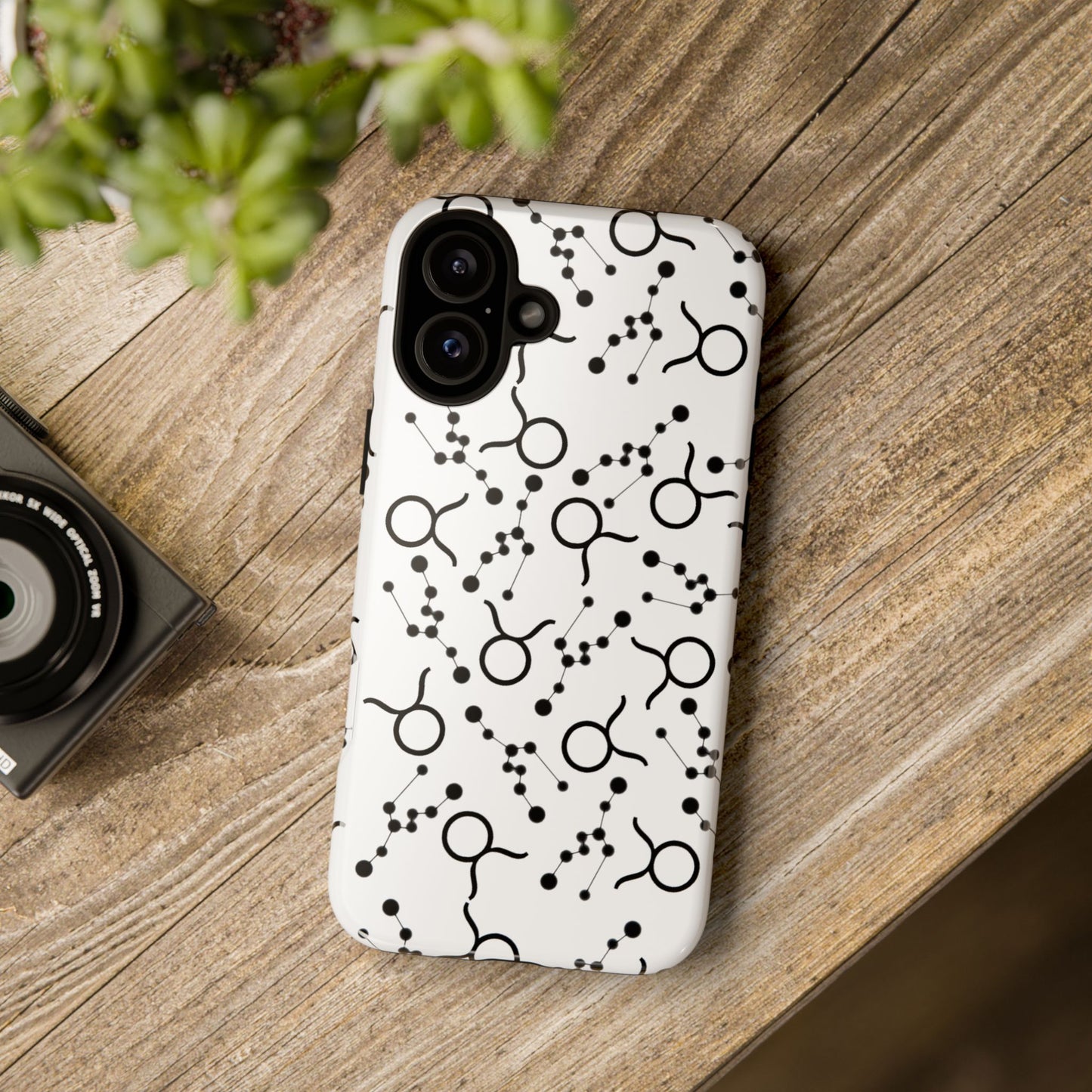 Tough Cases with the Taurus Zodiac sign for iPhone, Samsung Galaxy, and Google Pixel devices
