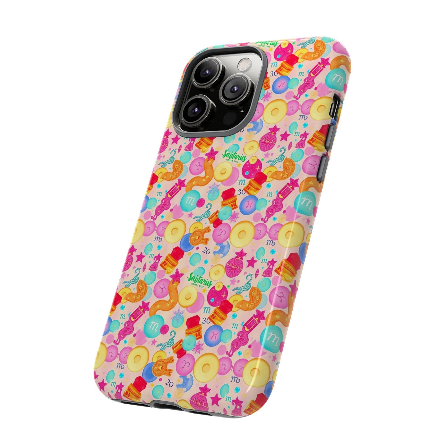 Tough Cases, Sagittarius, Zodiac v2, Bubble Pattern