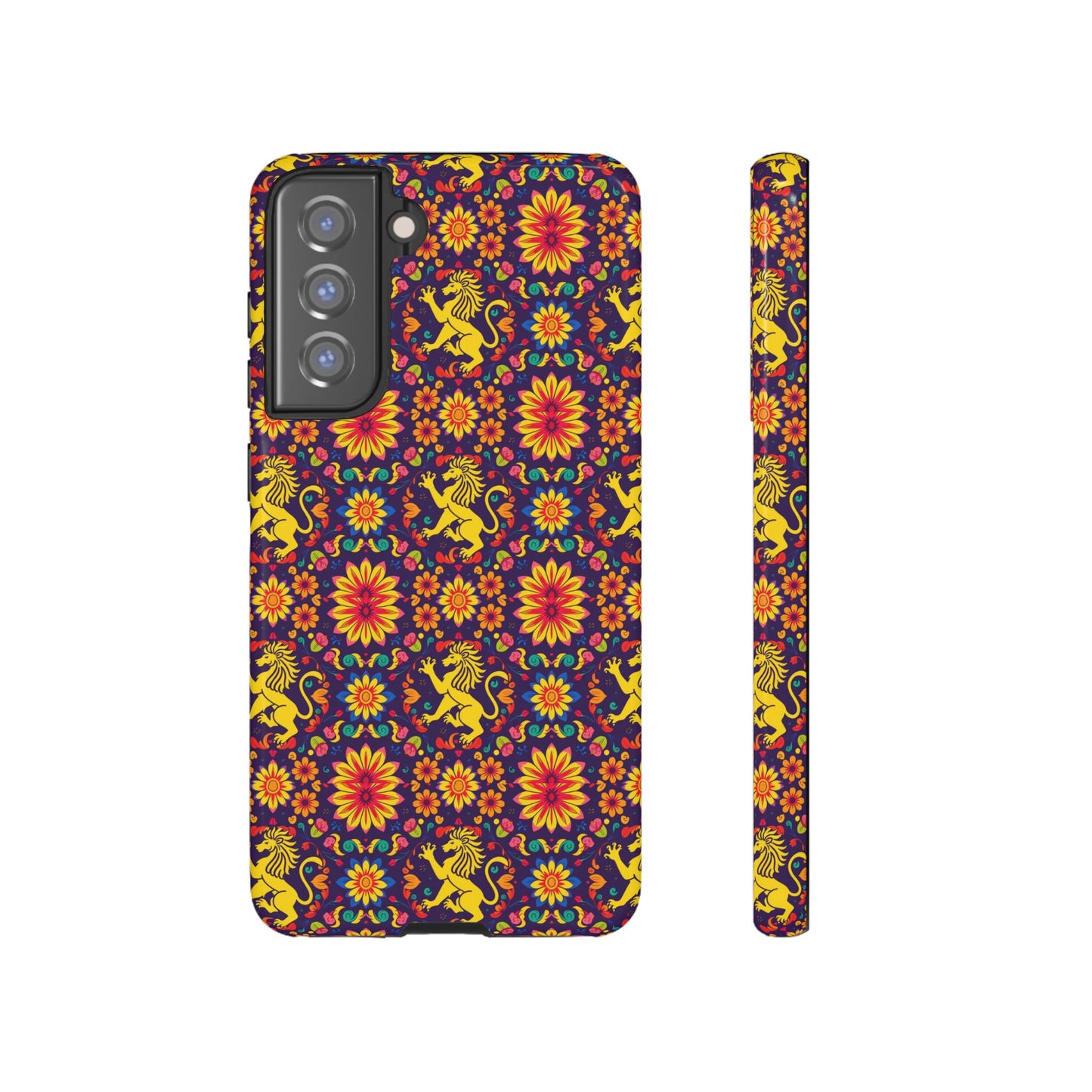 Tough Cases, Leo, Zodiac, Flower Pattern