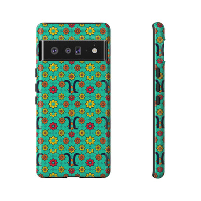Tough Cases, Aquarius, Zodiac v2, Flower Pattern