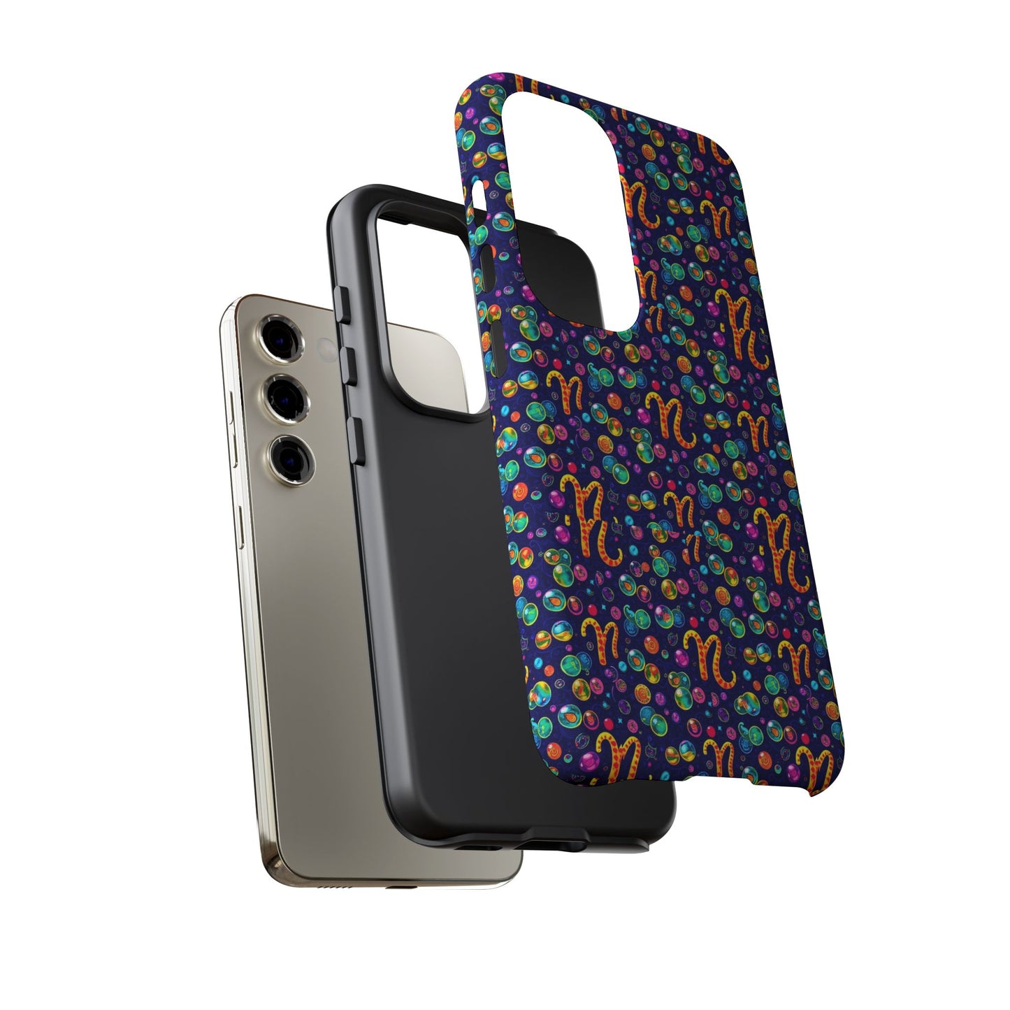 Tough Cases, Aquarius, Zodiac, Bubble Pattern