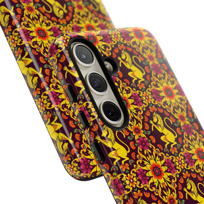 Tough Cases, Virgo, Zodiac v1, Flower Pattern