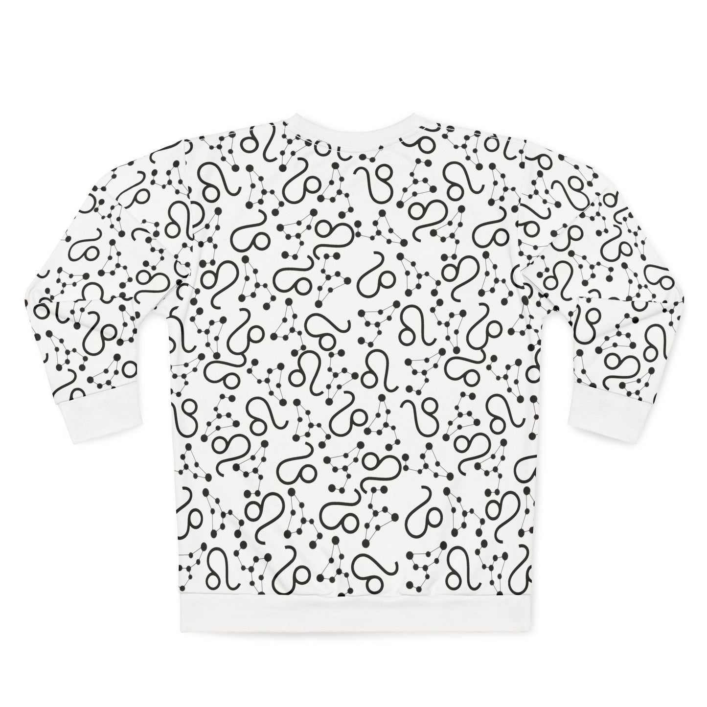 Zodiac AOP Unisex Sweatshirt Leo Zodiac Sign