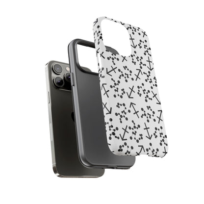 Tough Cases with the Sagittarius Zodiac sign for iPhone, Samsung Galaxy, and Google Pixel devices