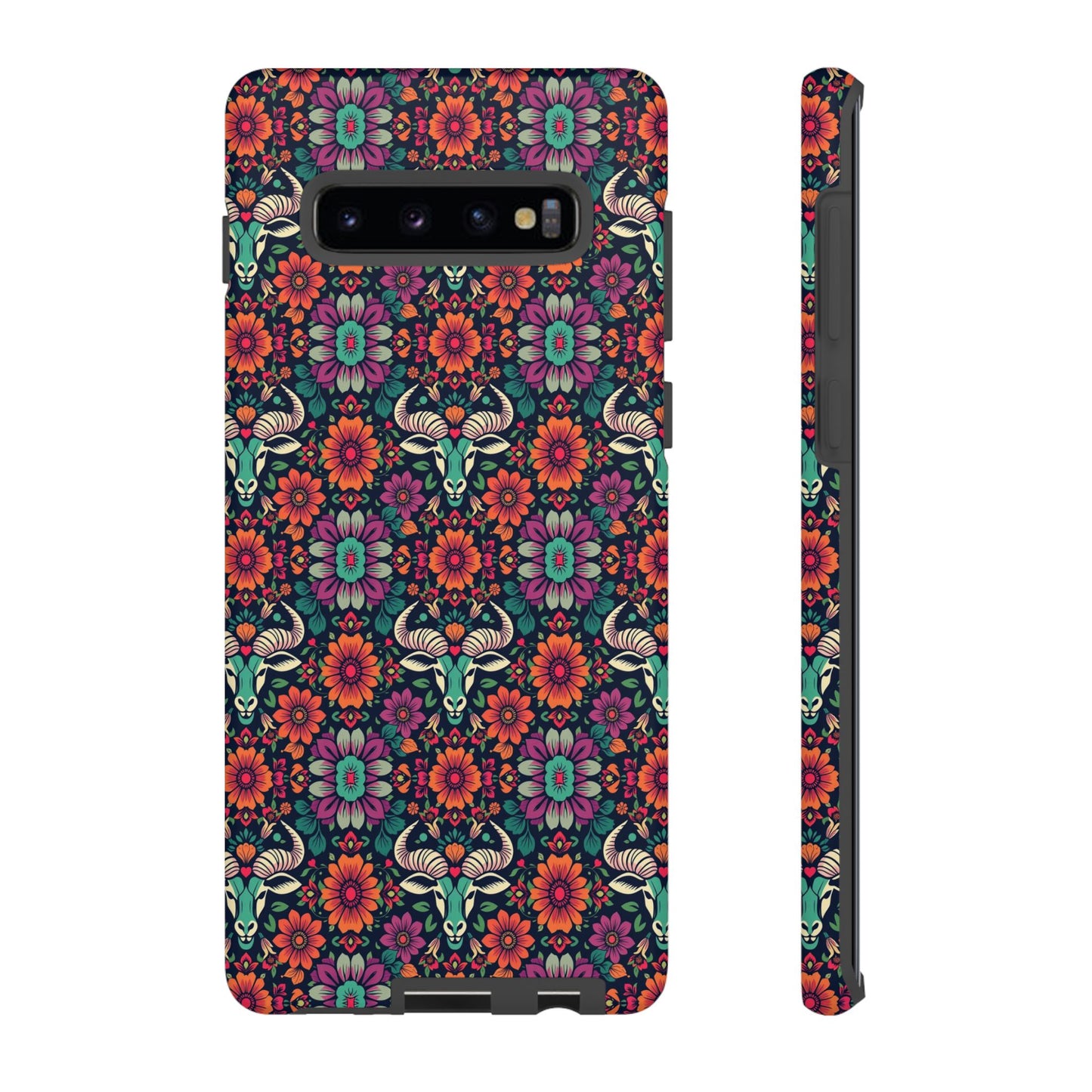 Tough Cases, Taurus, Zodiac v4, Flower Pattern