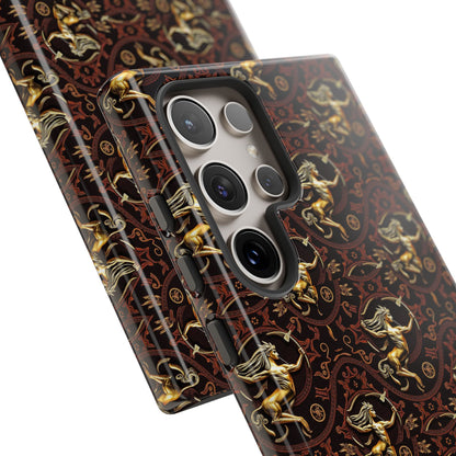 Tough Cases, Sagittarius, Zodiac, Metal Pattern