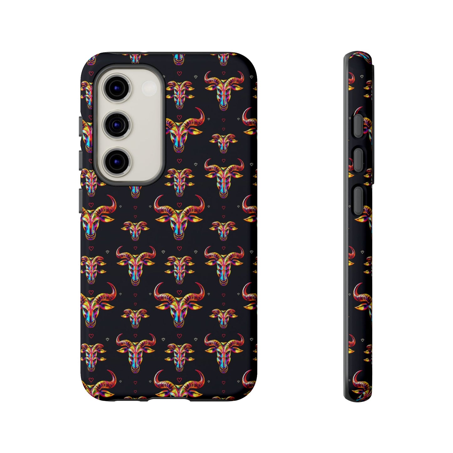 Tough Cases, Taurus, Zodiac, Metal Pattern