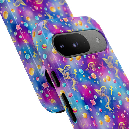 Tough Cases, Sagittarius, Zodiac v3, Bubble Pattern