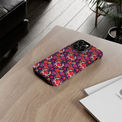 Tough Cases, Cancer, Zodiac v1, Flower Pattern