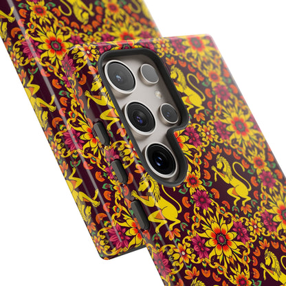 Tough Cases, Virgo, Zodiac v1, Flower Pattern