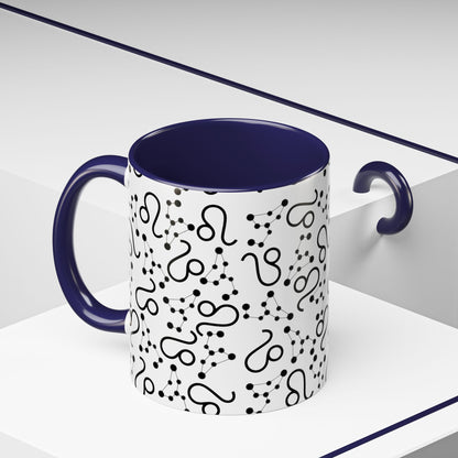 Accent Coffee Mug with the Leo sign (11, 15oz)