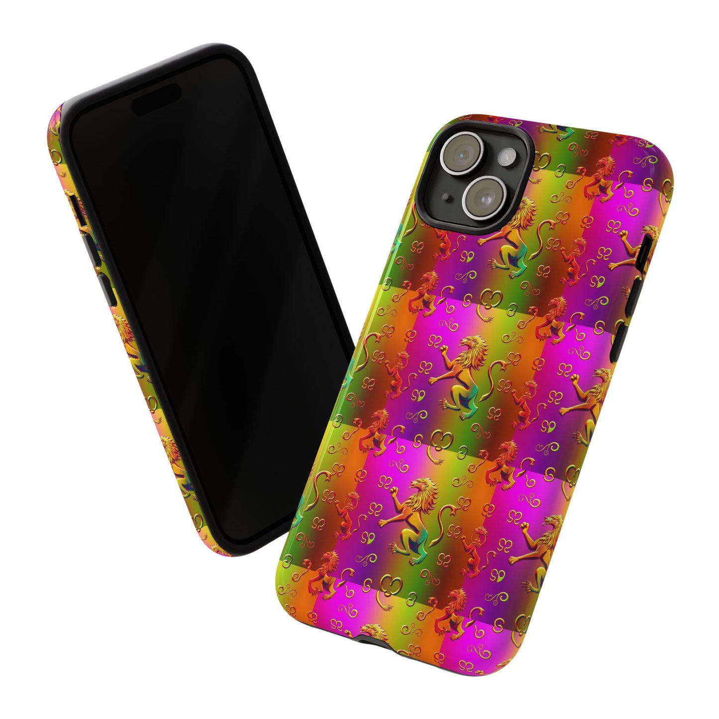Tough Cases, Leo, Zodiac v1, Metal Pattern