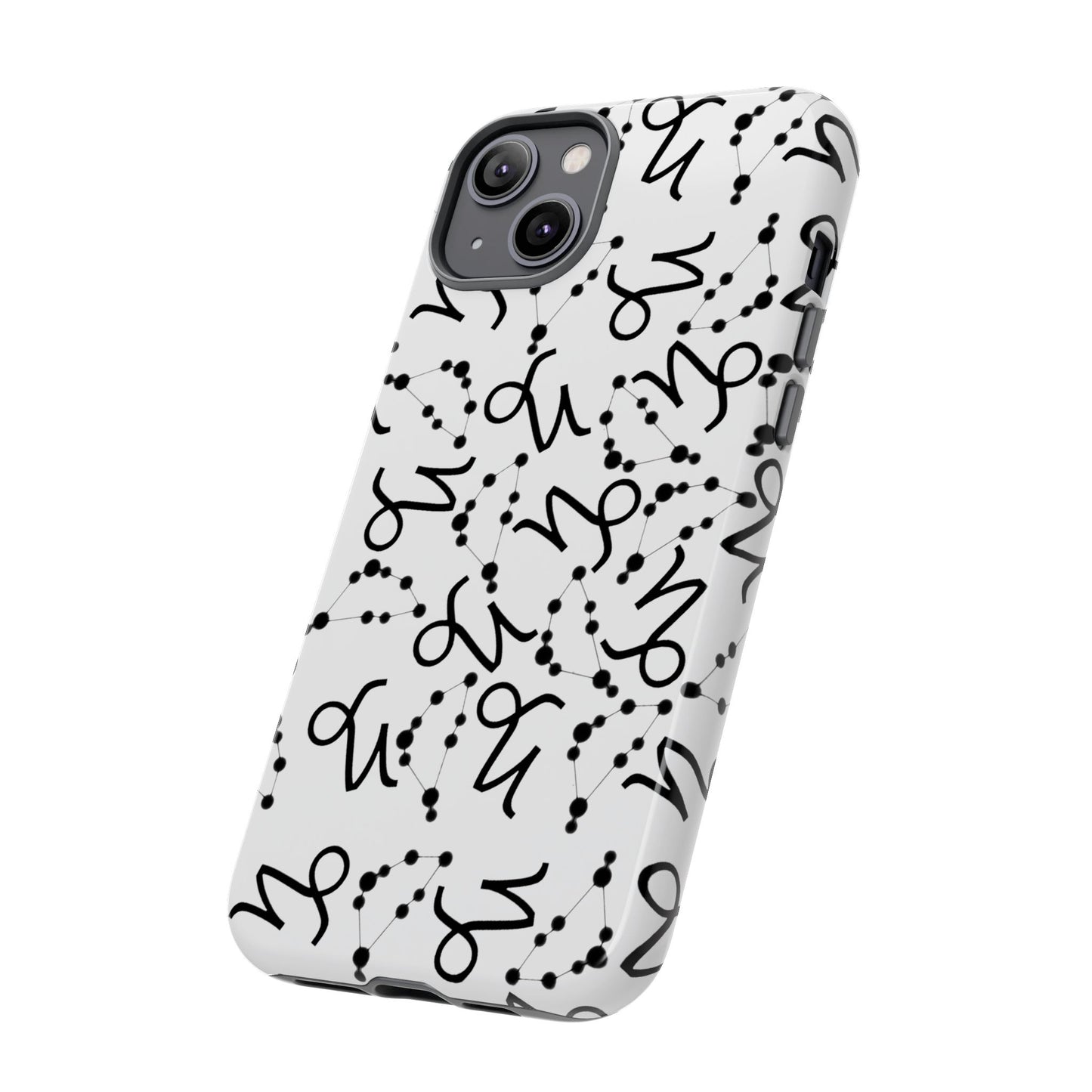 Tough Cases with the Capricorn Zodiac sign for iPhone, Samsung Galaxy, and Google Pixel devices