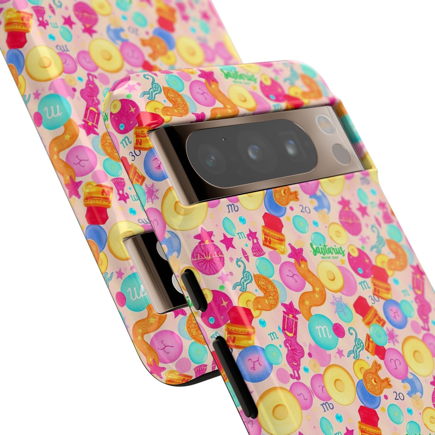 Tough Cases, Sagittarius, Zodiac v2, Bubble Pattern