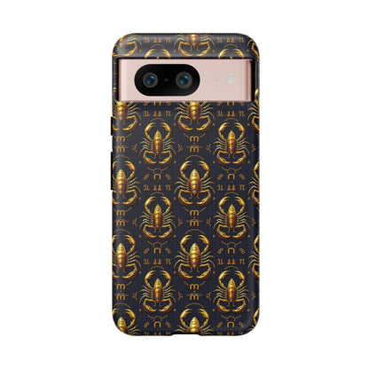 Tough Cases, Scorpio, Zodiac, Metal Pattern