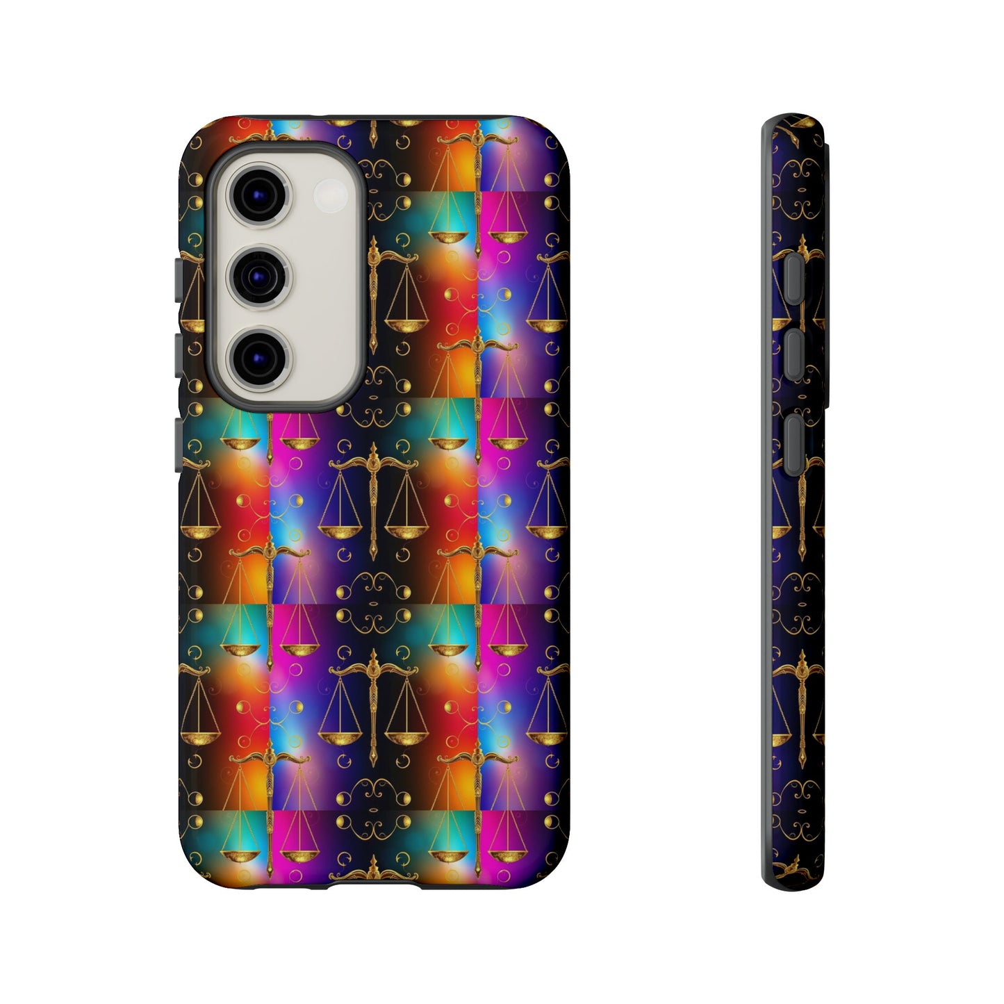 Tough Cases, Libra, Zodiac v1, Metal Pattern