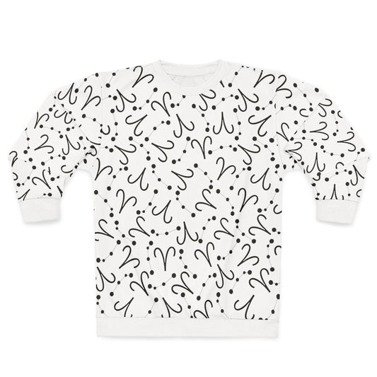 Zodiac AOP Unisex Sweatshirt Aries Zodiac Sign