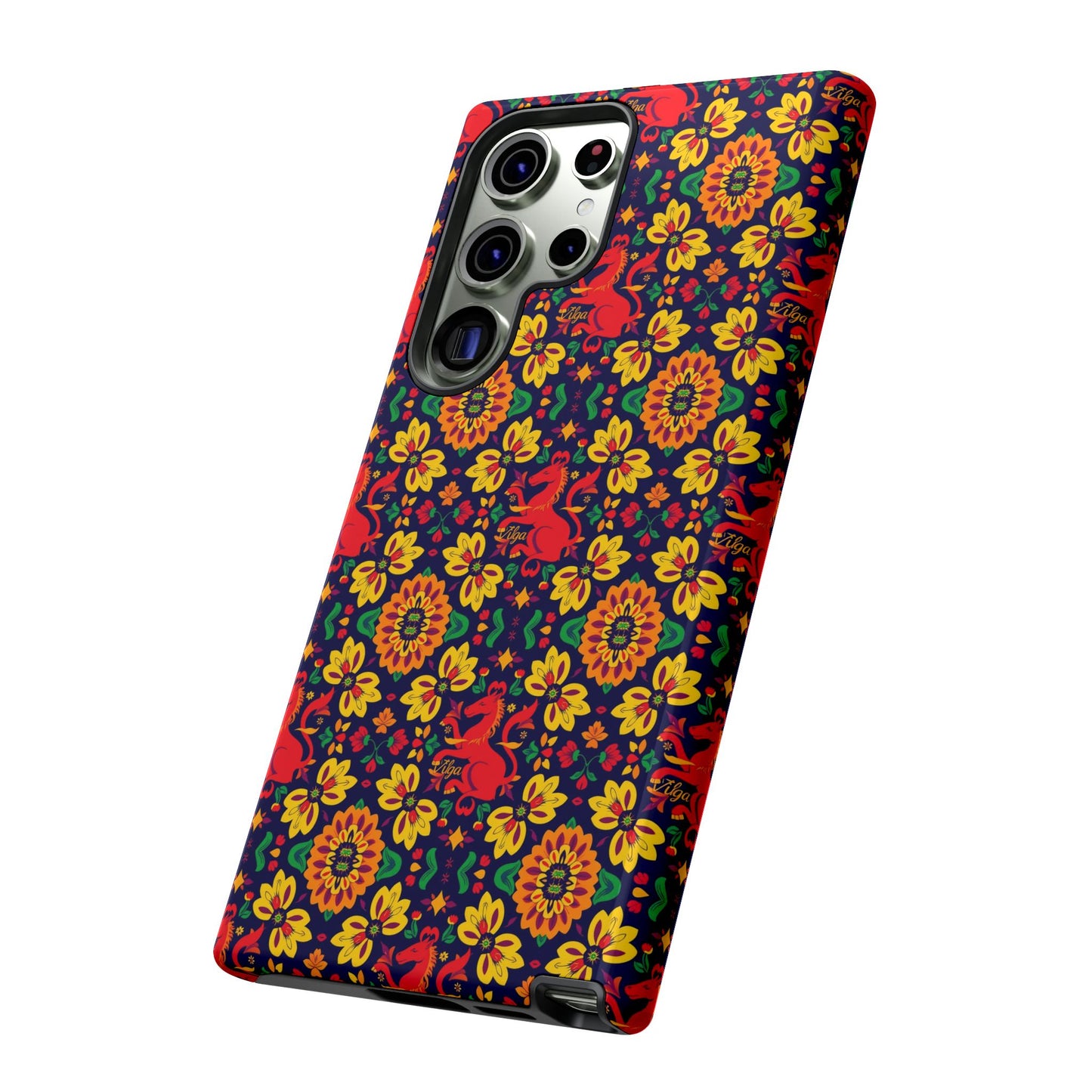Tough Cases, Virgo, Zodiac v2, Flower Pattern
