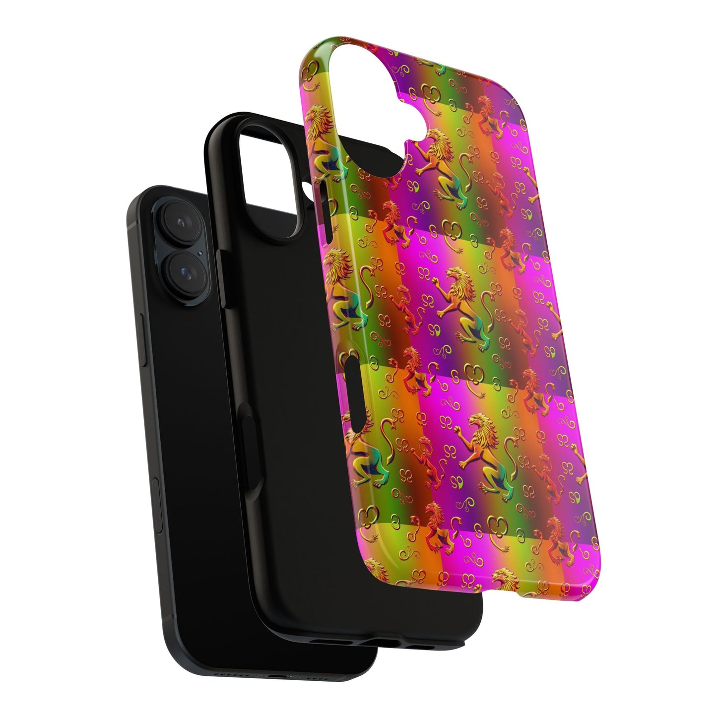 Tough Cases, Leo, Zodiac v1, Metal Pattern