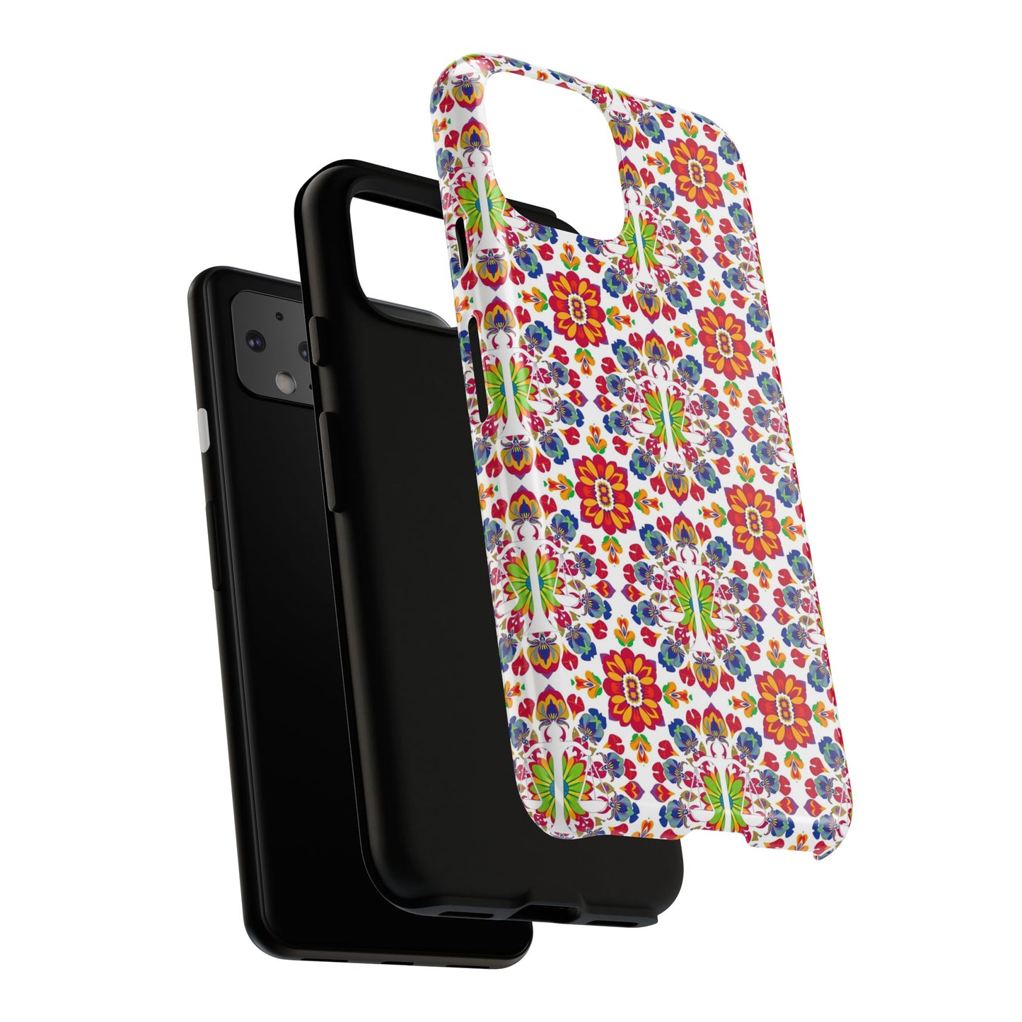 Tough Cases, Libra, Zodiac v1, Flower Pattern