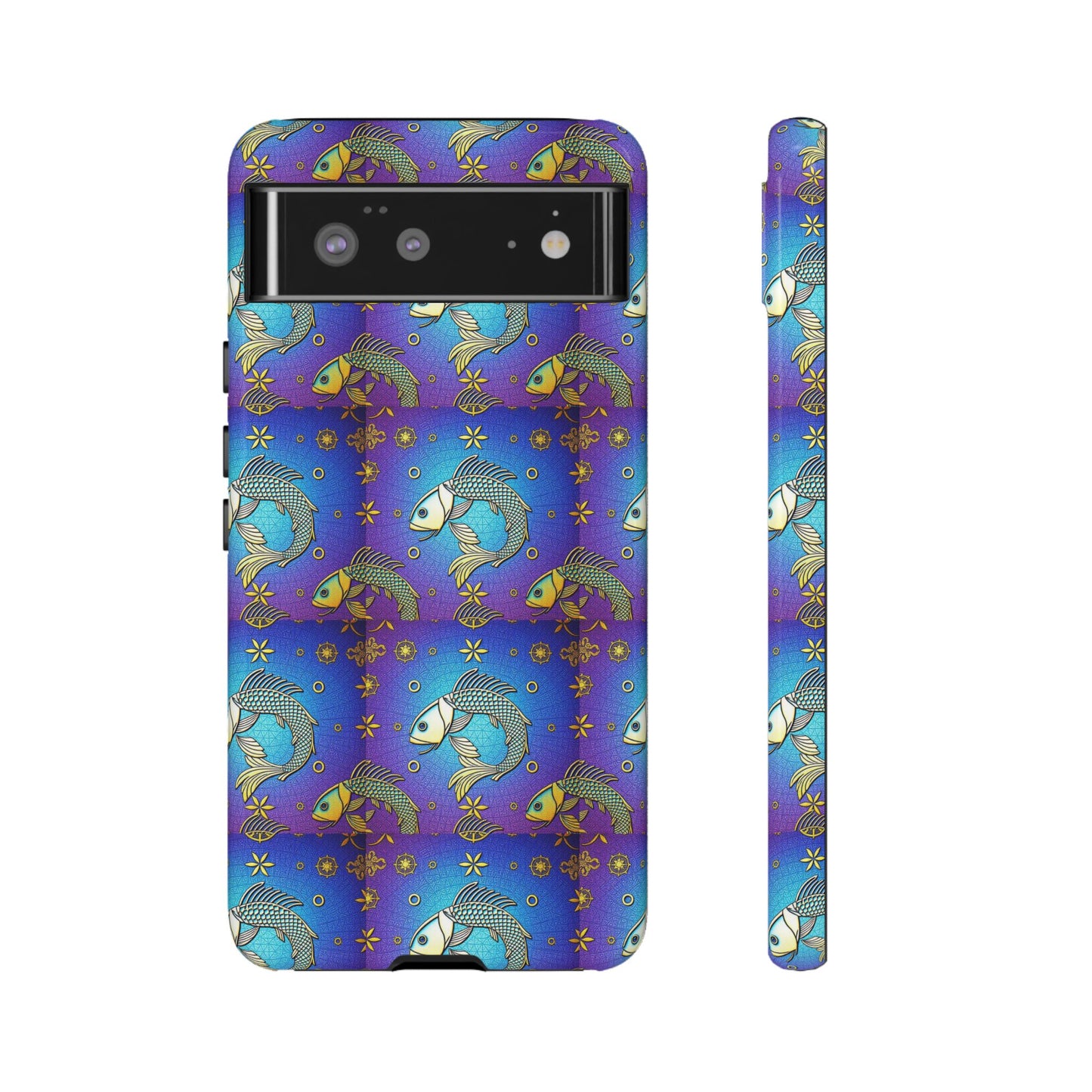 Tough Cases, Pisces, Zodiac v2, Metal Pattern
