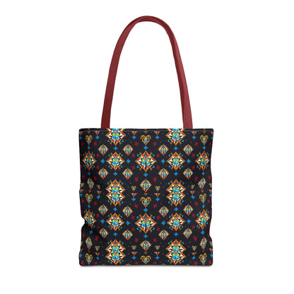 Tote Bag (AOP), Sagittarius, Zodiac v1, Jewel Pattern
