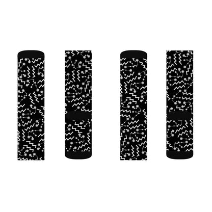 Zodiac Sublimation Socks Aquarius Zodiac sign
