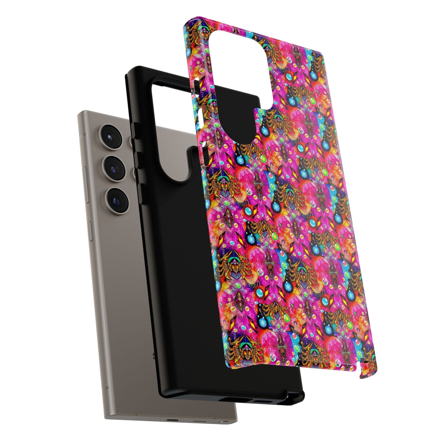 Tough Cases, Scorpio, Zodiac v1, Bubble Pattern