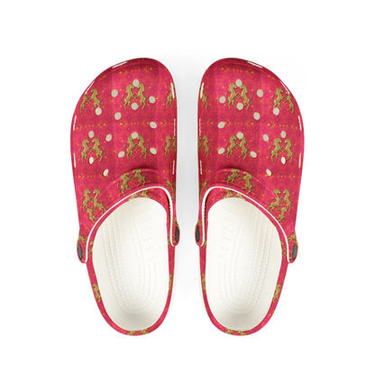EVA Foam Rubber Shoes, (AOP), Gemini, Zodiac v1, Pattern