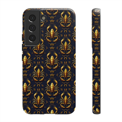 Tough Cases, Scorpio, Zodiac, Metal Pattern