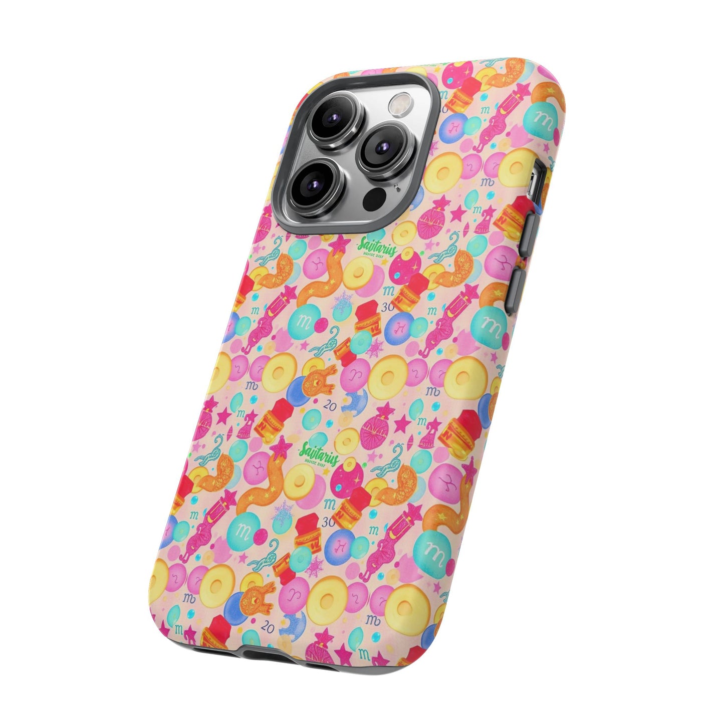 Tough Cases, Sagittarius, Zodiac v2, Bubble Pattern