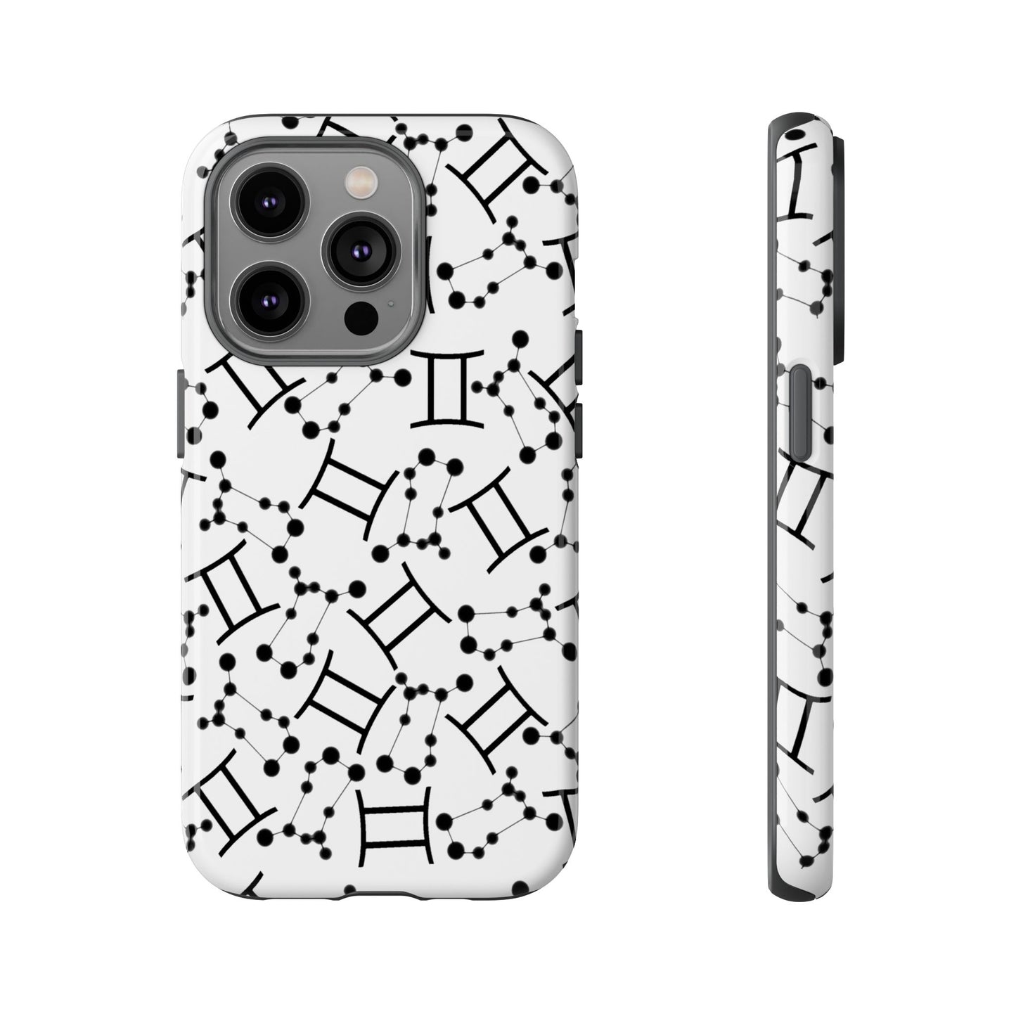 Tough Cases with the Gemini Zodiac sign for iPhone, Samsung Galaxy, and Google Pixel devices