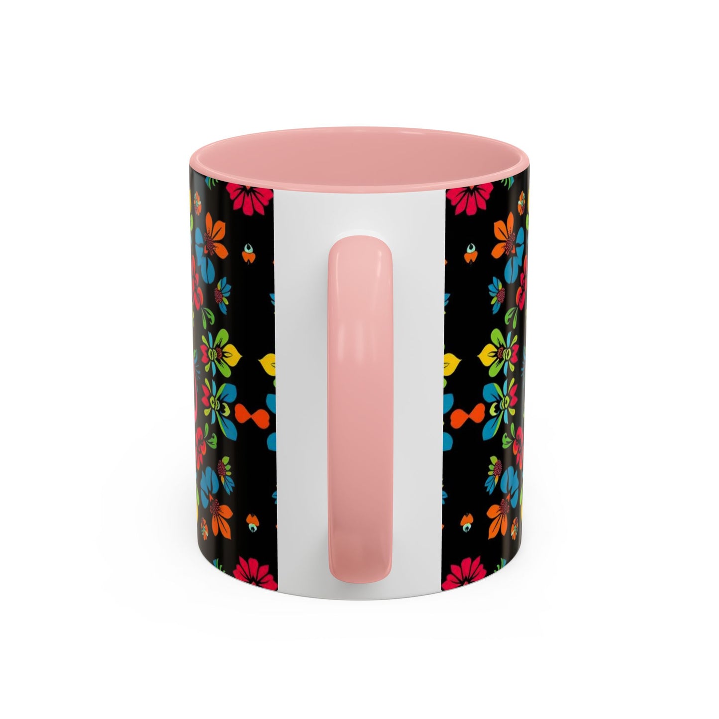 Accent Coffee Mug, Zodiac. Virgo, Flower Pattern, (11, 15oz)