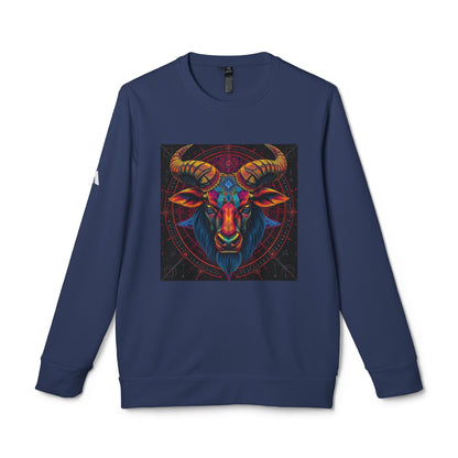 Adidas, Unisex Fleece Crewneck Sweatshirt, Taurus, Pop Art 2, Zodiac