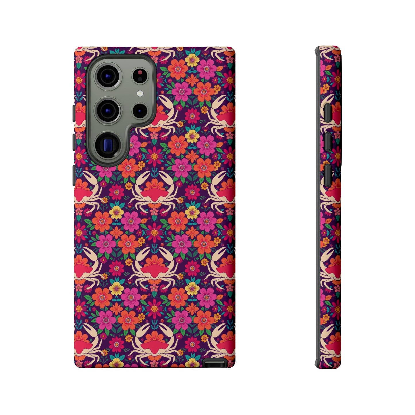 Tough Cases, Cancer, Zodiac v1, Flower Pattern
