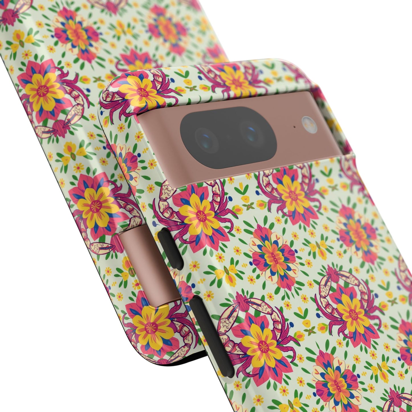 Tough Cases, Cancer, Zodiac v3, Flower Pattern
