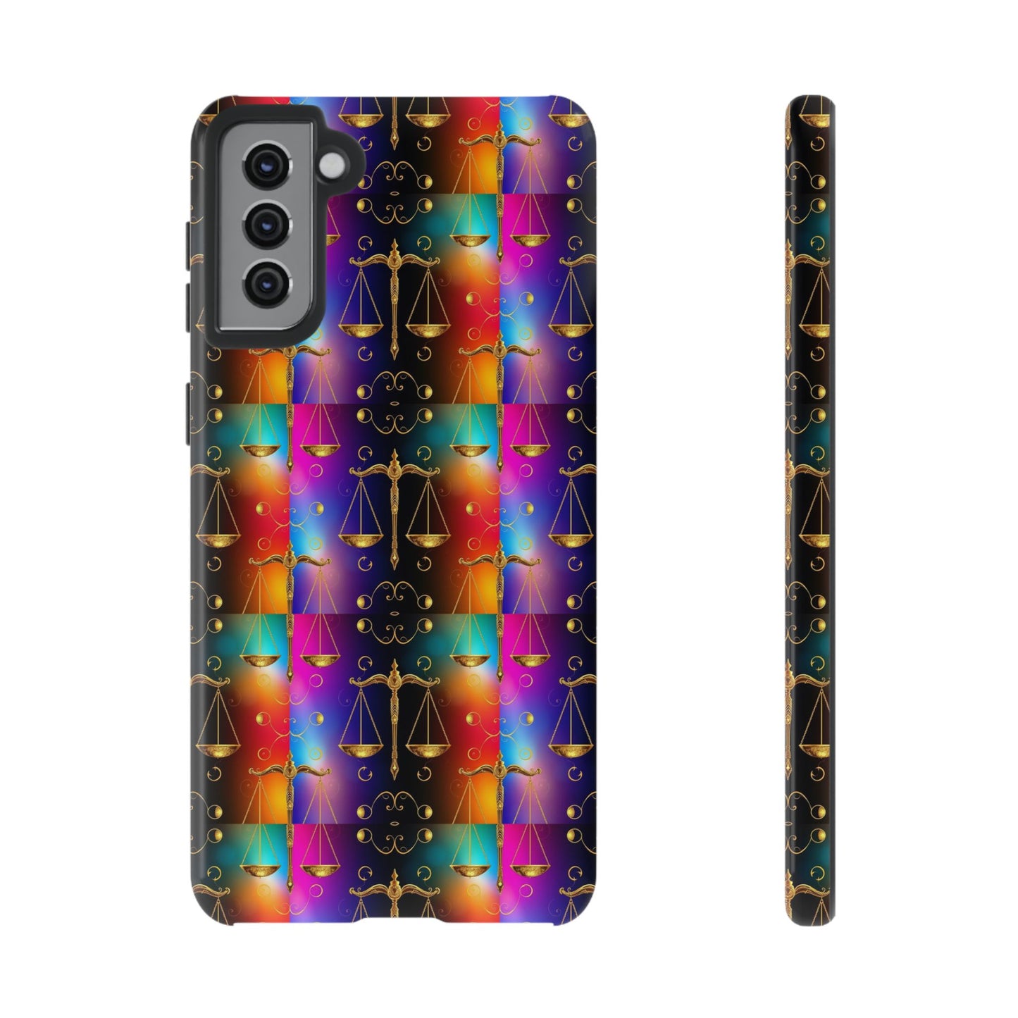 Tough Cases, Libra, Zodiac v1, Metal Pattern