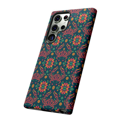 Tough Cases, Cancer, Zodiac v4, Flower Pattern