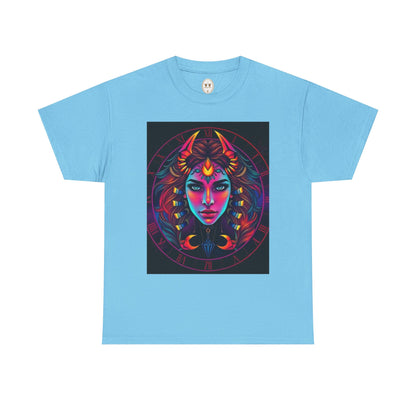 Unisex Heavy Cotton T-Shirt, Scorpio, Zodiac v4, Sexy Art