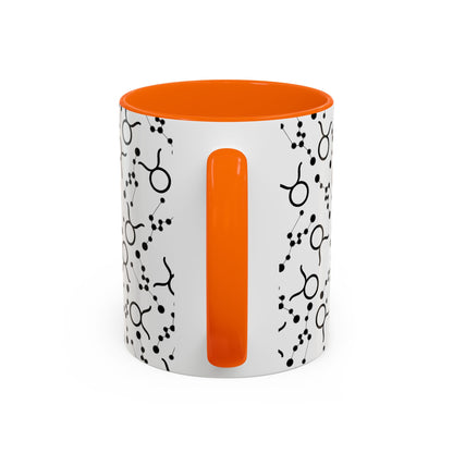 Accent Coffee Mug with the Taurus Zodiac sign (11, 15oz)