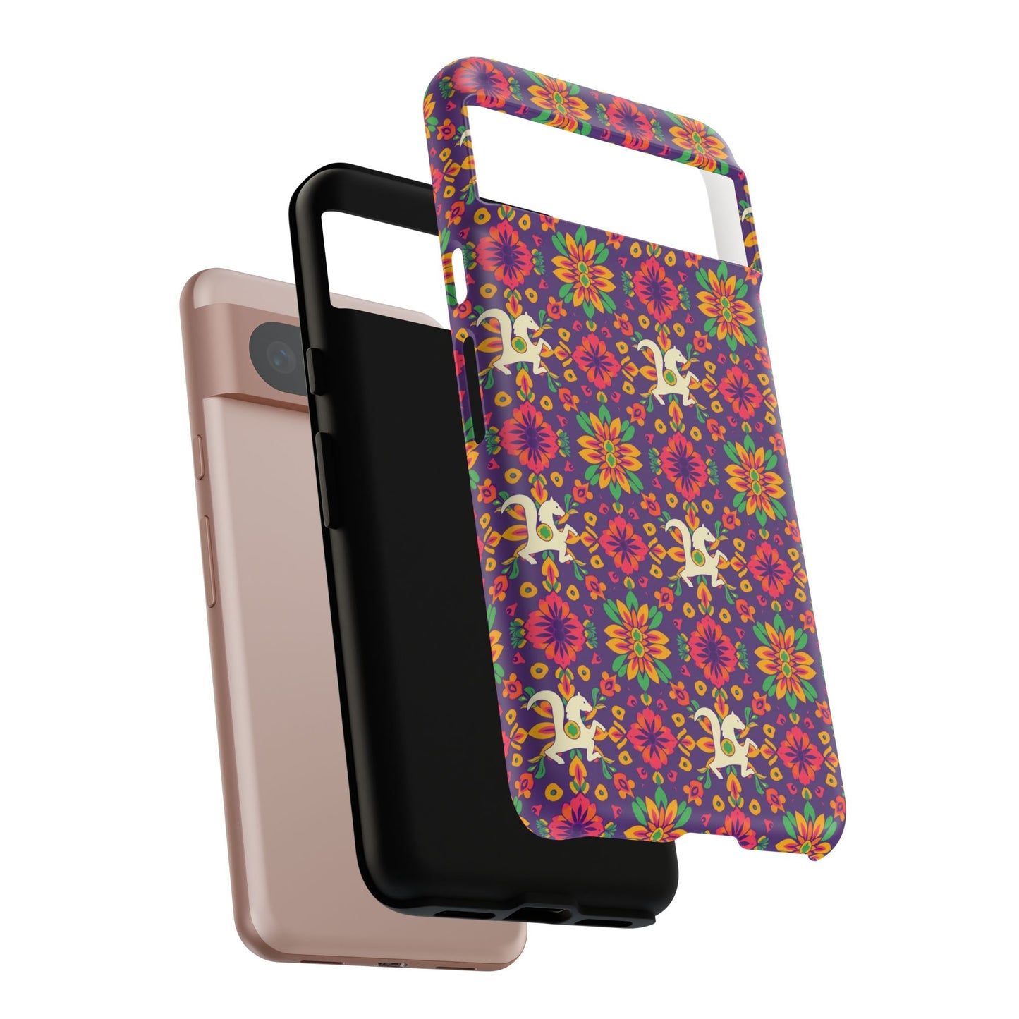 Tough Cases, Aquarius, Zodiac v1, Flower Pattern