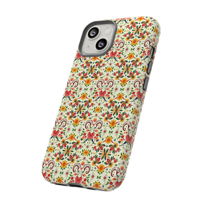 Tough Cases, Aries, Zodiac, Flower Pattern