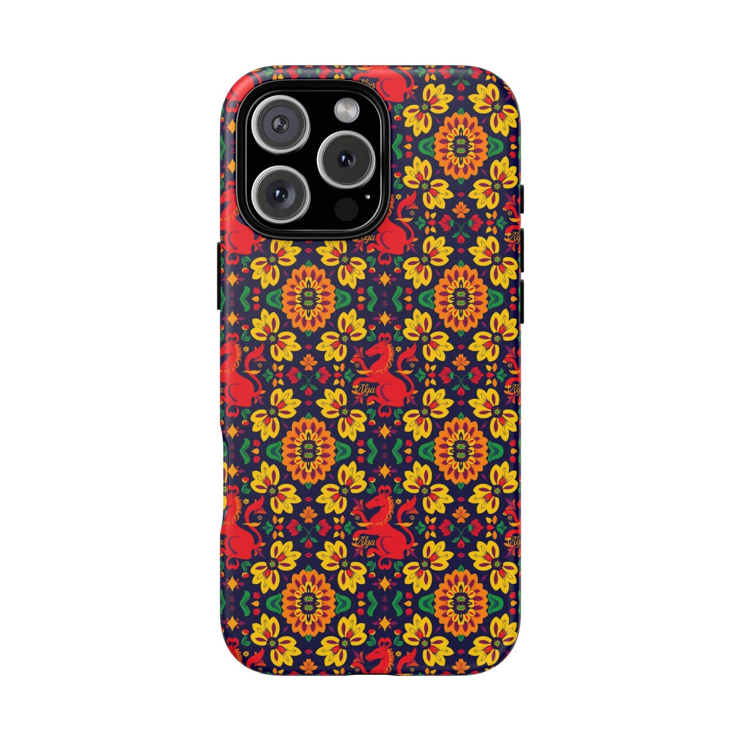 Tough Cases, Virgo, Zodiac v2, Flower Pattern