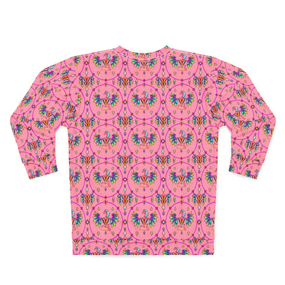 Unisex Sweatshirt (AOP), Virgo, Zodiac v2, Jewel Pattern