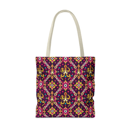 Tote Bag (AOP), Capricorn, Zodiac, Jewel Pattern