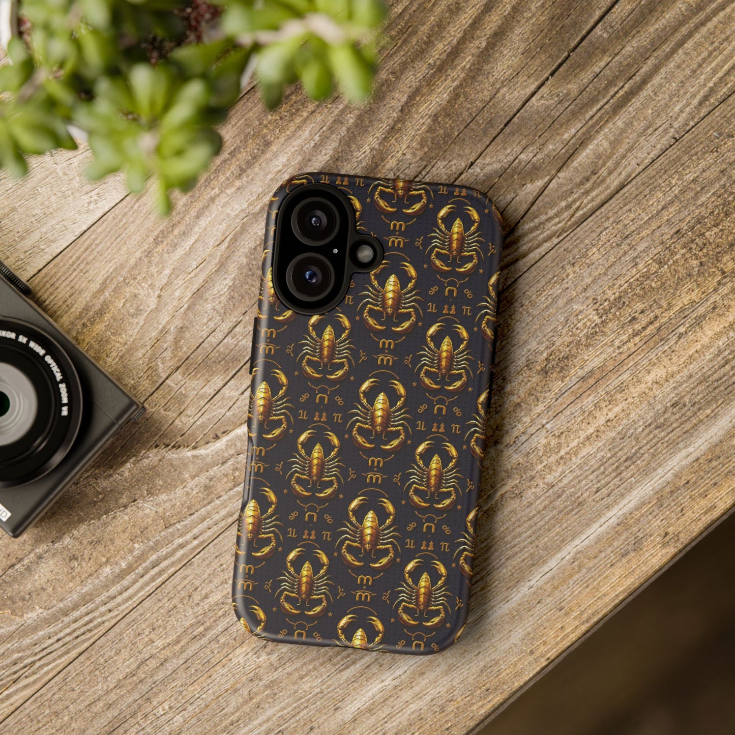 Tough Cases, Scorpio, Zodiac, Metal Pattern
